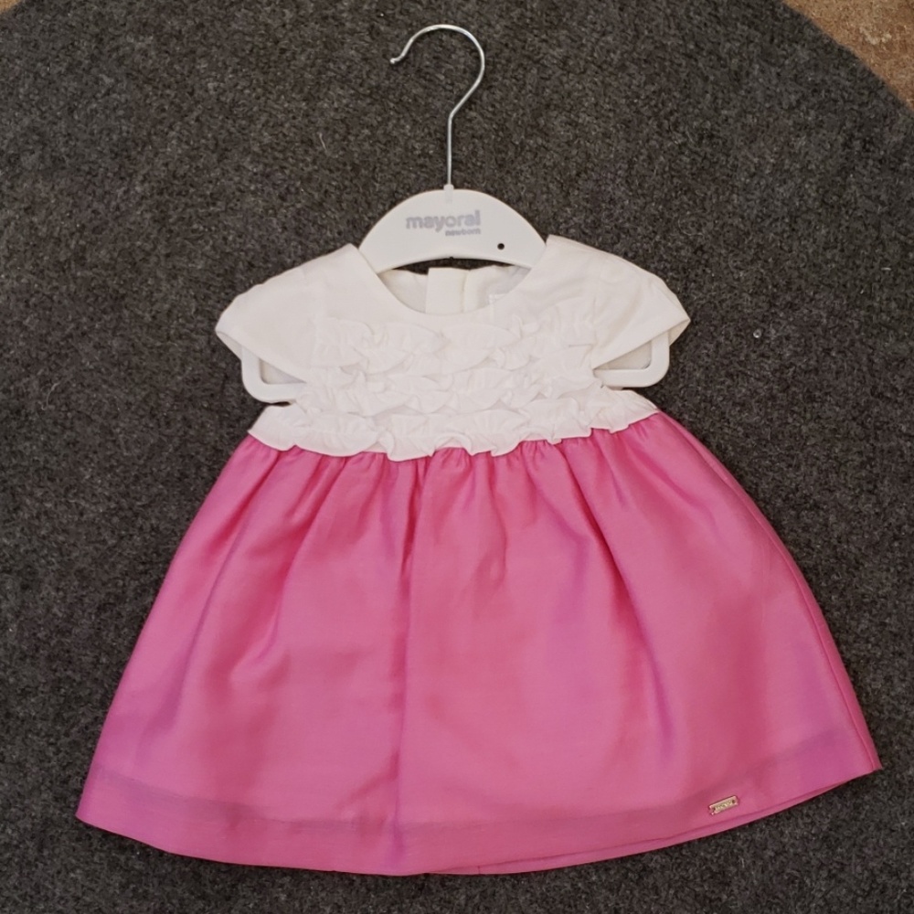 Pink/white dress